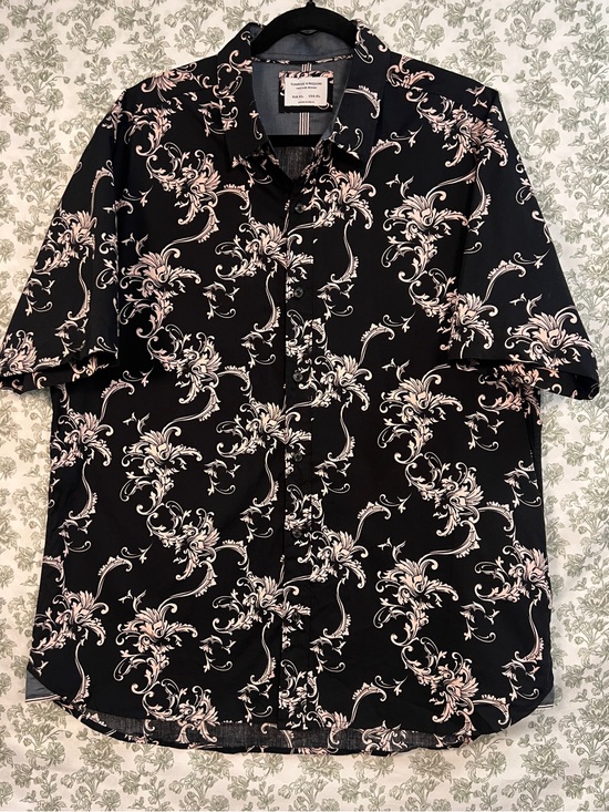 Sunrise kingdom Other - Sunrise Kingdom Men's Vintage Design Baroque Short Sleeve Button Down Shirt XL